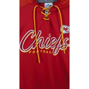 Kansas City Chiefs Football Lace-Up Jersey Womens Medium
